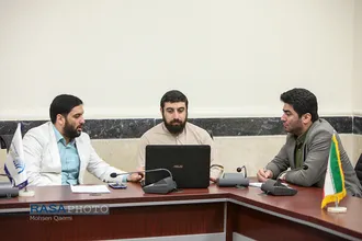 جلسه مشترک رسا با مدیر مسئول مجمع تشکل های بین المللی