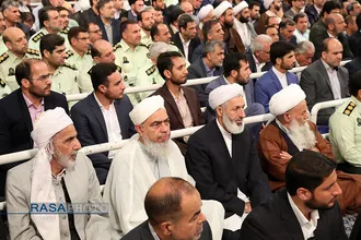 دیدار دست اندرکاران و کارگزاران حج با مقام معظم رهبری