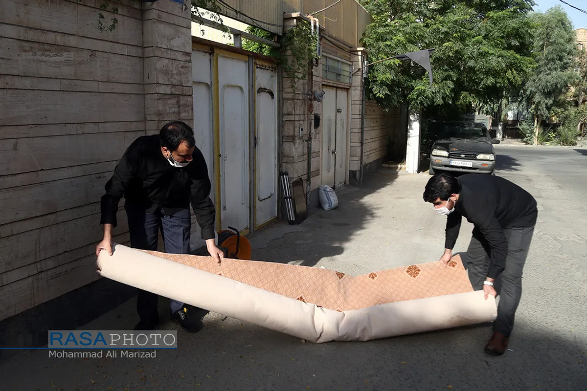 روضه خوانی حاج مهدی سلحشور در کوچه&zwnj;های قم