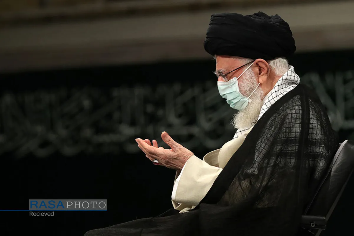مراسم عزاداری شهادت امام رضا (ع) با حضور مقام معظم رهبری