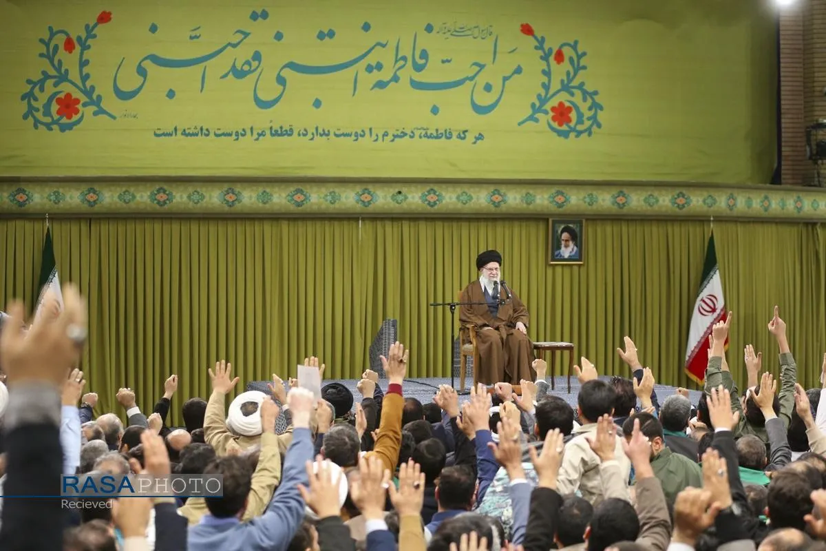 مراسم جشن میلاد حضرت صدیقه طاهره فاطمه زهرا (سلام&zwnj;الله&zwnj;علیها) با حضور رهبر انقلاب