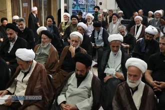 مراسم عزاداری تاسوعای حسینی در بیت حضرت آیت الله نوری همدانی