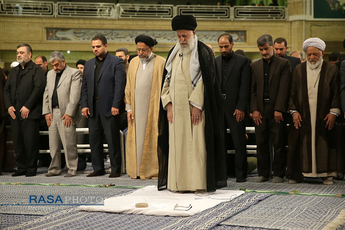 مراسم سوگواری سالروز شهادت مولای متقیان امام علی(ع) با حضور مقام معظم رهبری
