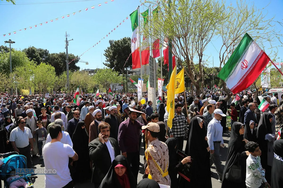 راهپیمایی باشکوه روز قدس در قم