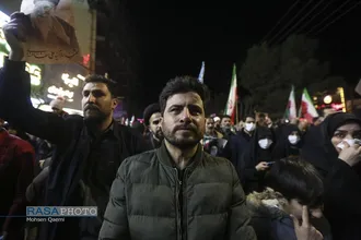 خروش انتقامی مردم قم در شب عزاداری شهادت امام خامنه&zwnj;ای (قدس&zwnj;سره)