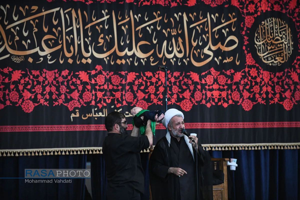 عزاداری روز هفتم محرم ۱۴۴۴ در هیئت کف العباس (ع) قم