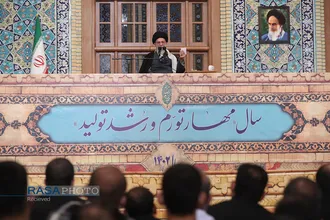 سخنرانی رهبر انقلاب در اجتماع عظیم زائران و مجاوران حرم مطهر رضوی (علیه&zwnj;السلام)