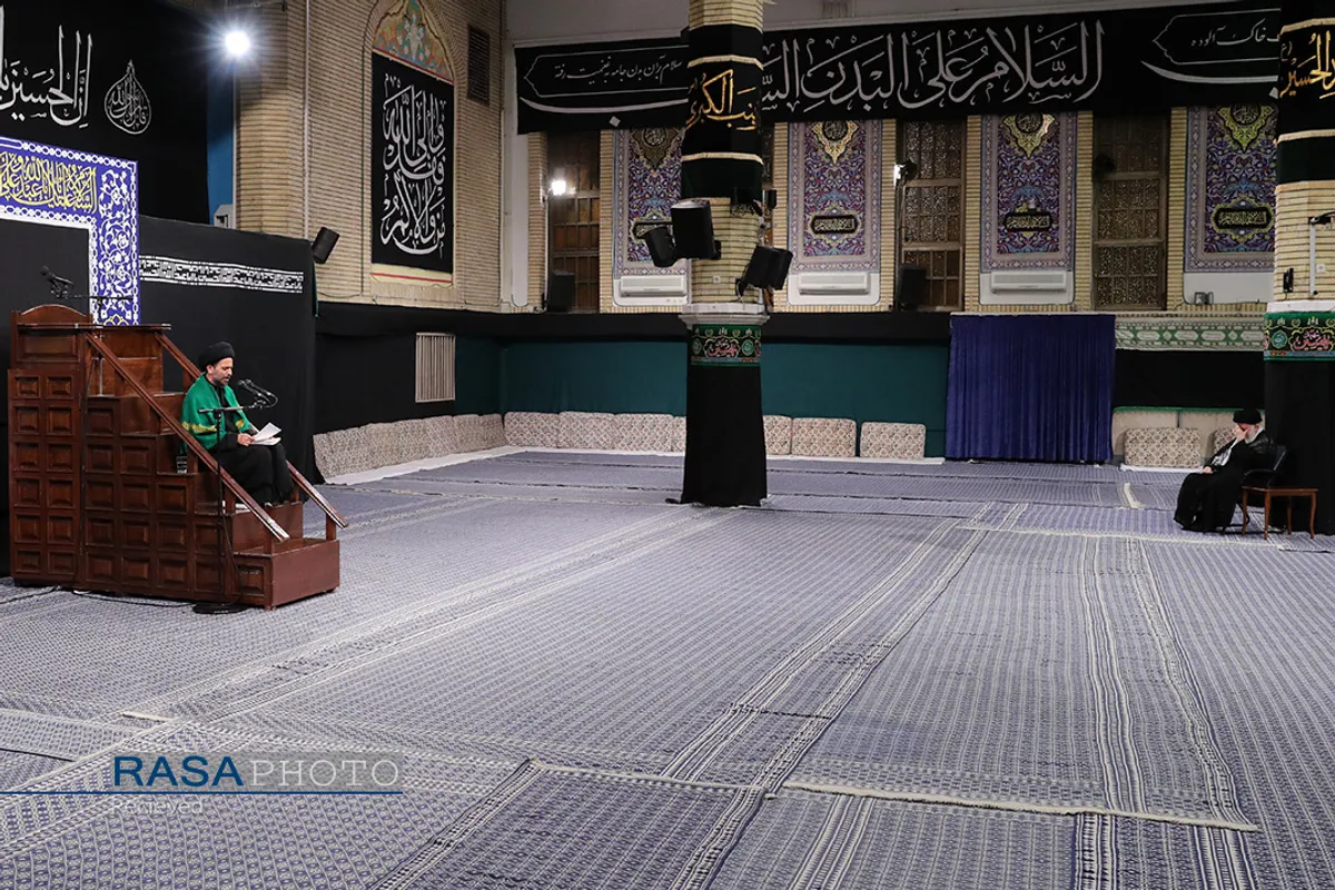 مراسم عزاداری شب شام غریبان حسینی (علیه&zwnj;السلام) در حسینیه امام خمینی (ره)