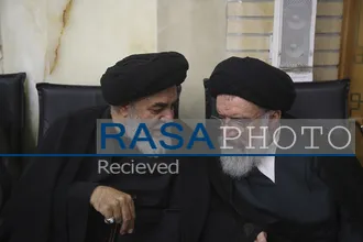 بزرگداشت رهبر شهید انقلاب از سوی آیت&zwnj;الله مکارم شیرازی در حرم مطهر
