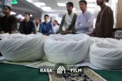 عمامه گذاری طلاب حوزه علمیه لنگرود همزمان با عید سعید غدیر