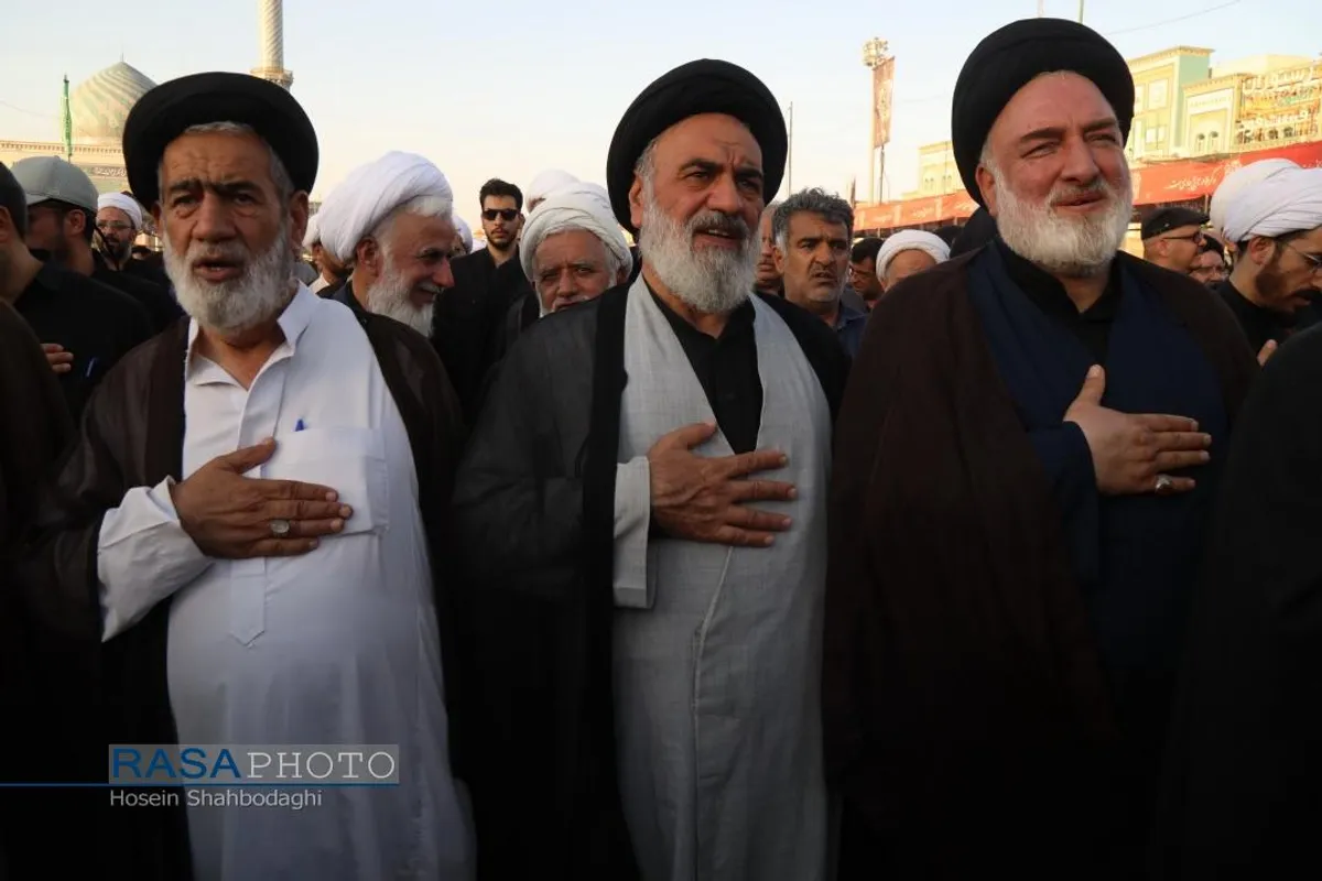 تشییع پیکر آیت&zwnj; الله نعیم آبادی در قم