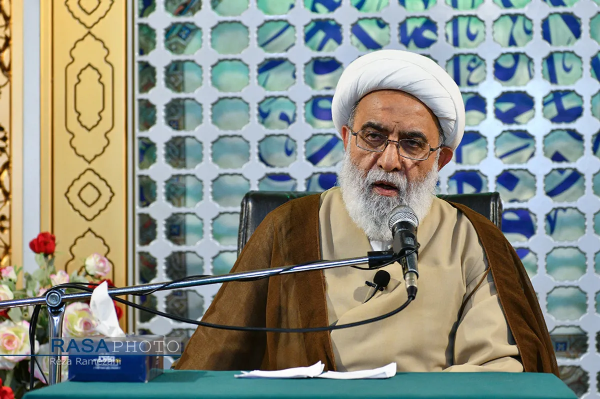 سخنرانی آیت الله شب زنده دار در دیدار جمعی از اساتید دانشگاه و خانواده&zwnj;های ایشان