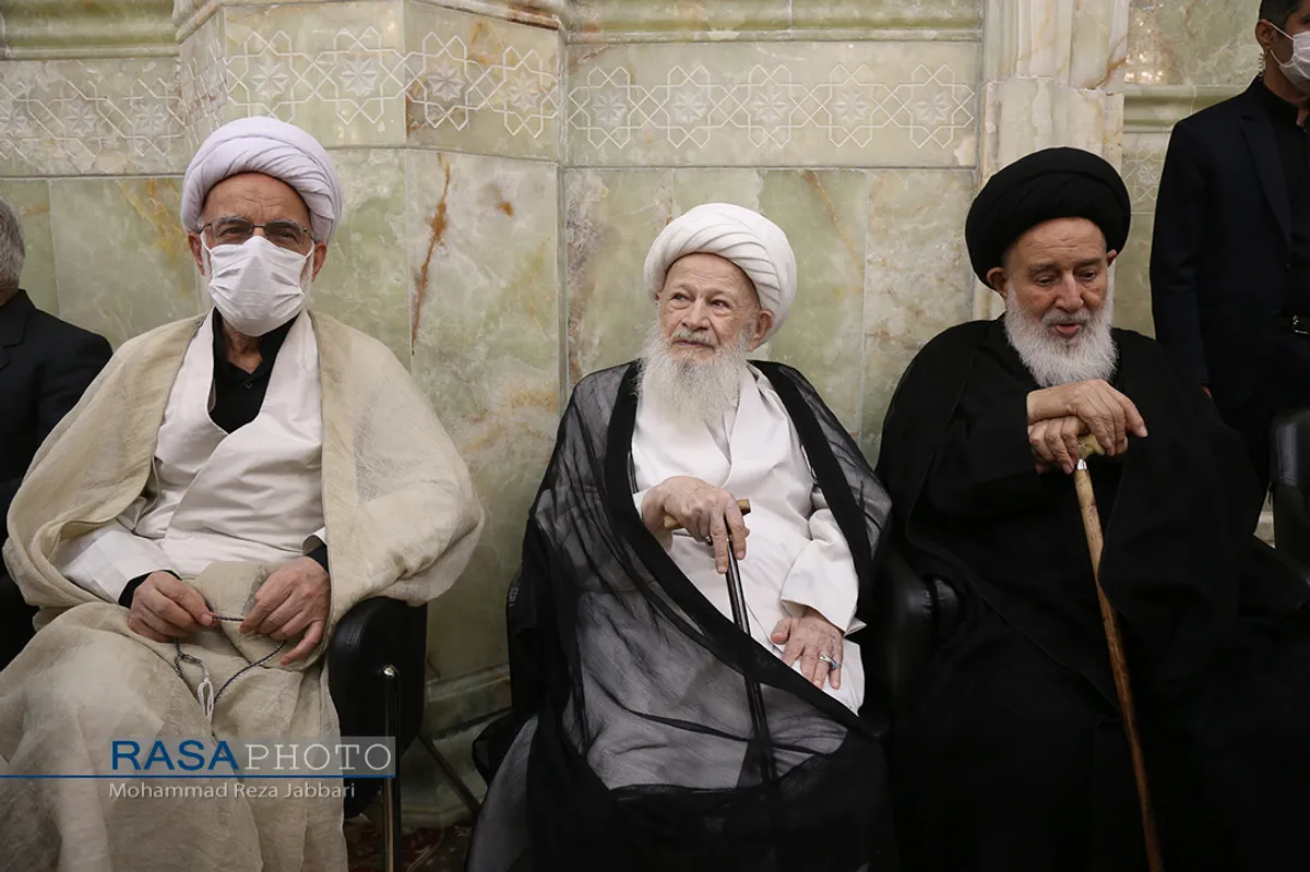 مراسم ختم همسر آیت الله جوادی آملی