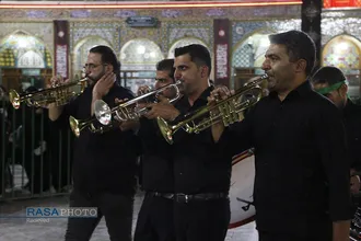 عزاداری شب تاسوعای حسینی در حرم کریمه اهلبیت (س)