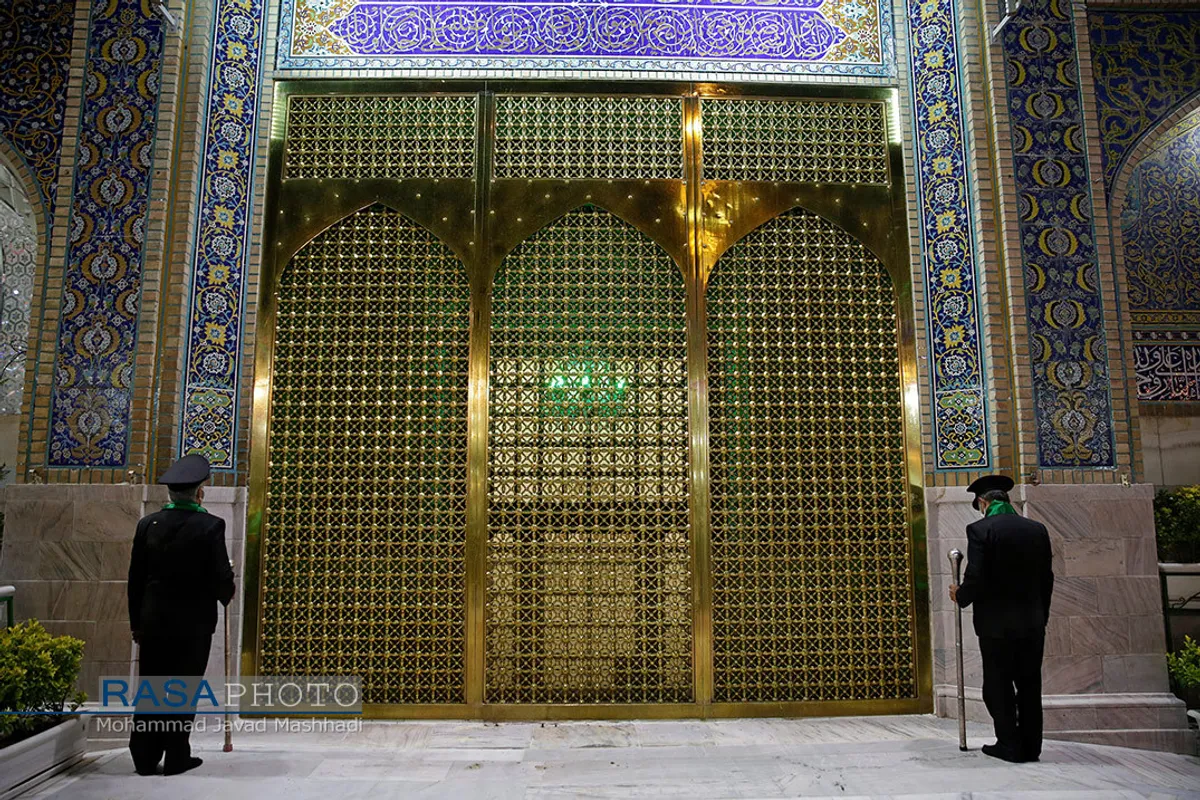 آیین شکرانه بازگشایی حرم مطهر رضوی&lrm;