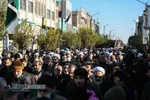 تشییع پیکر مطهر ۷ شهید گمنام دفاع مقدس در قم
