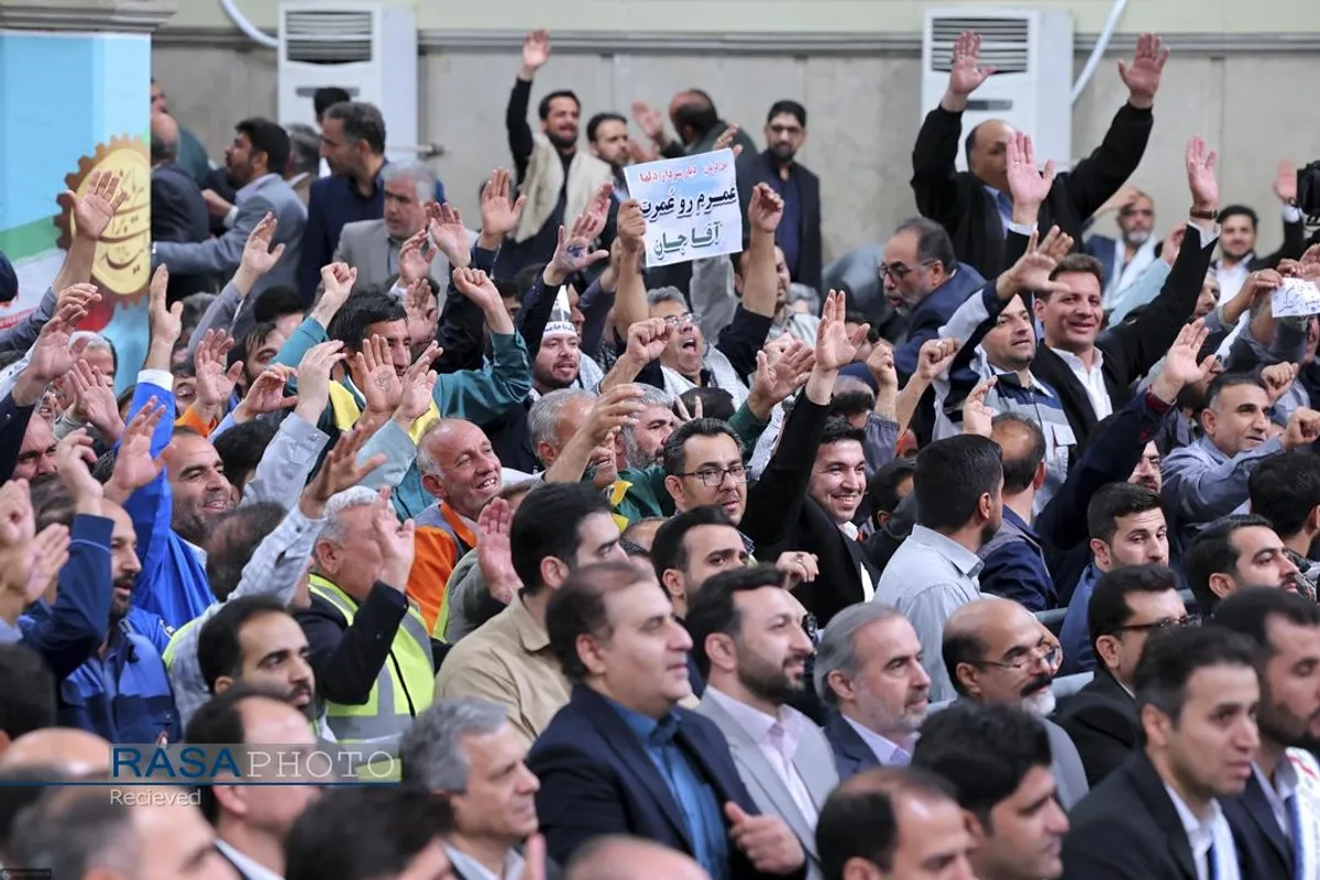 دیدار کارگران با رهبر معظم انقلاب