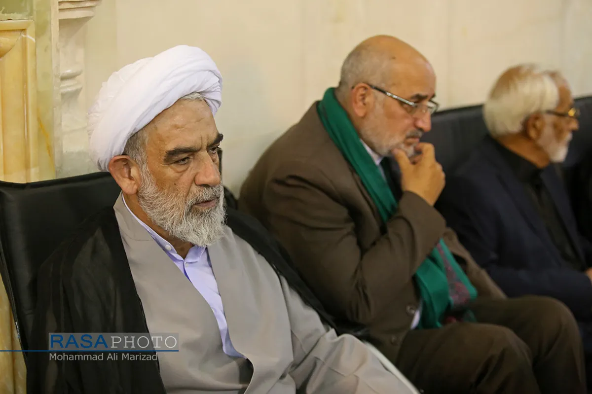 مراسم بزرگداشت آیت الله آصف محسنی در حرم حضرت معصومه (سلام الله علیها)