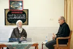 دیدار مسعود پزشکیان رئیس جمهور با حضرت آیت الله مکارم شیرازی
