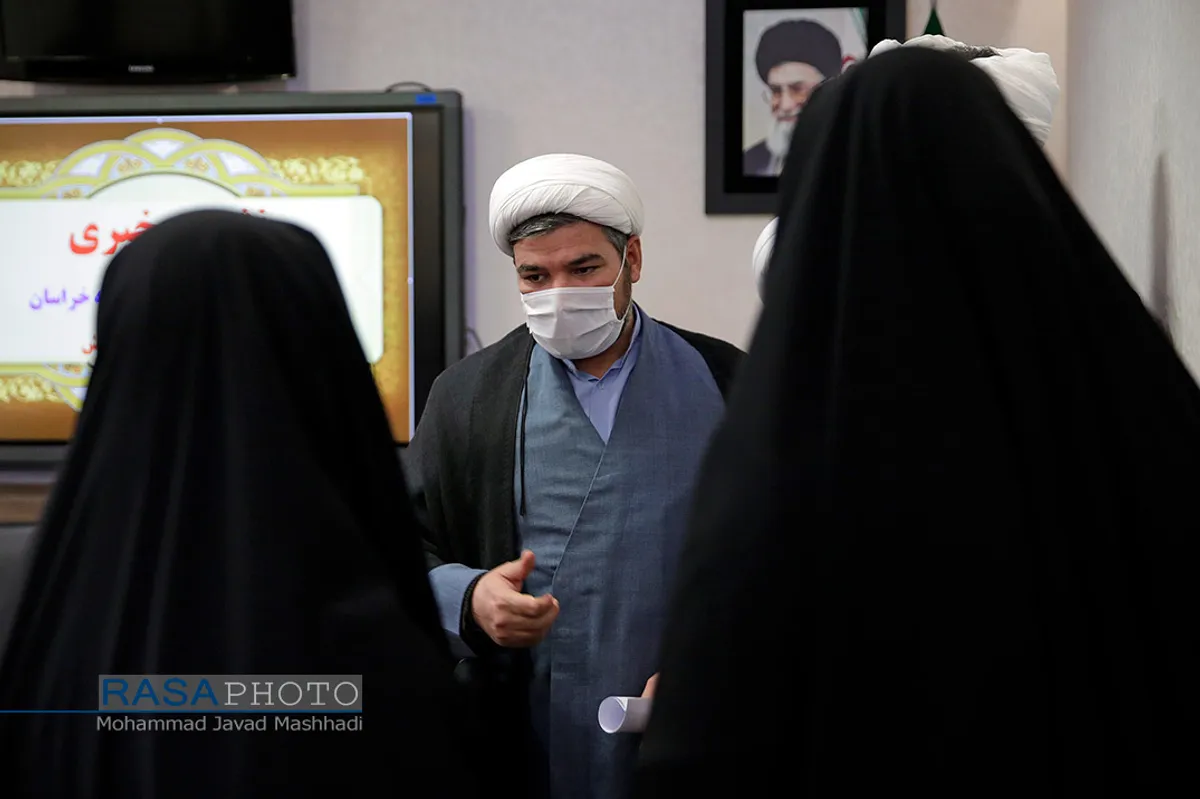 نشست خبری معاون پژوهش حوزه علمیه خراسان&lrm;
