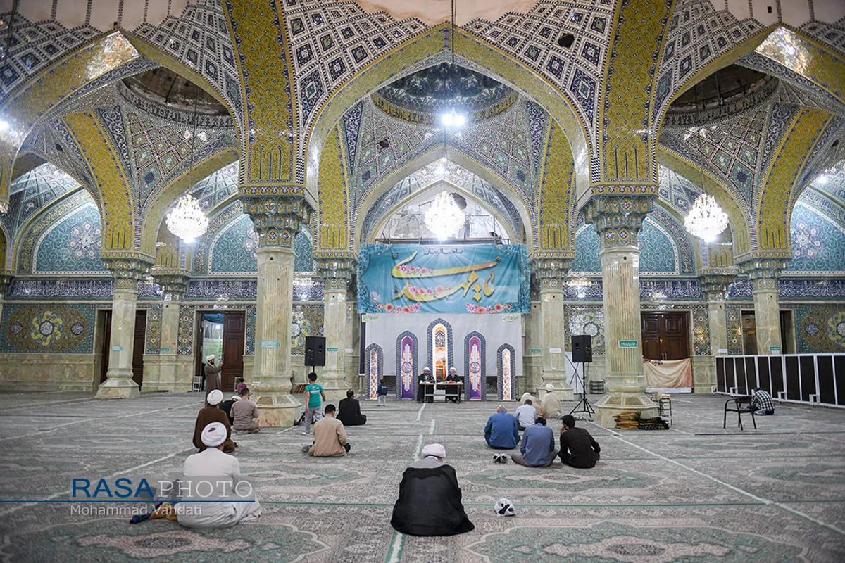 مراسم مناجات خوانی شب&zwnj;های ماه مبارک رمضان در مسجد امام حسن عسکری (ع)