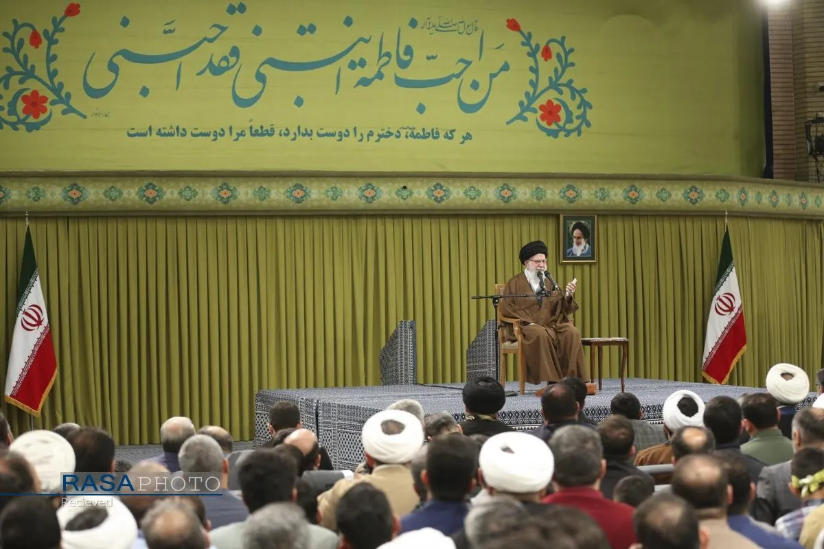مراسم جشن میلاد حضرت صدیقه طاهره فاطمه زهرا (سلام&zwnj;الله&zwnj;علیها) با حضور رهبر انقلاب