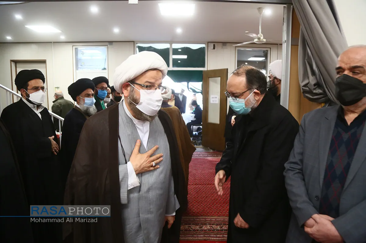 مراسم چهلمین روز ارتحال حضرت آیت الله صافی از سوی حضرت آیت الله مکارم شیرازی