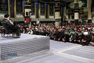 دیدار جمعی از موکب&zwnj;داران عراقی با مقام معظم رهبری
