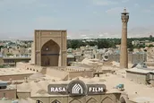 نمایی متفاوت از مسجد جامع سمنان