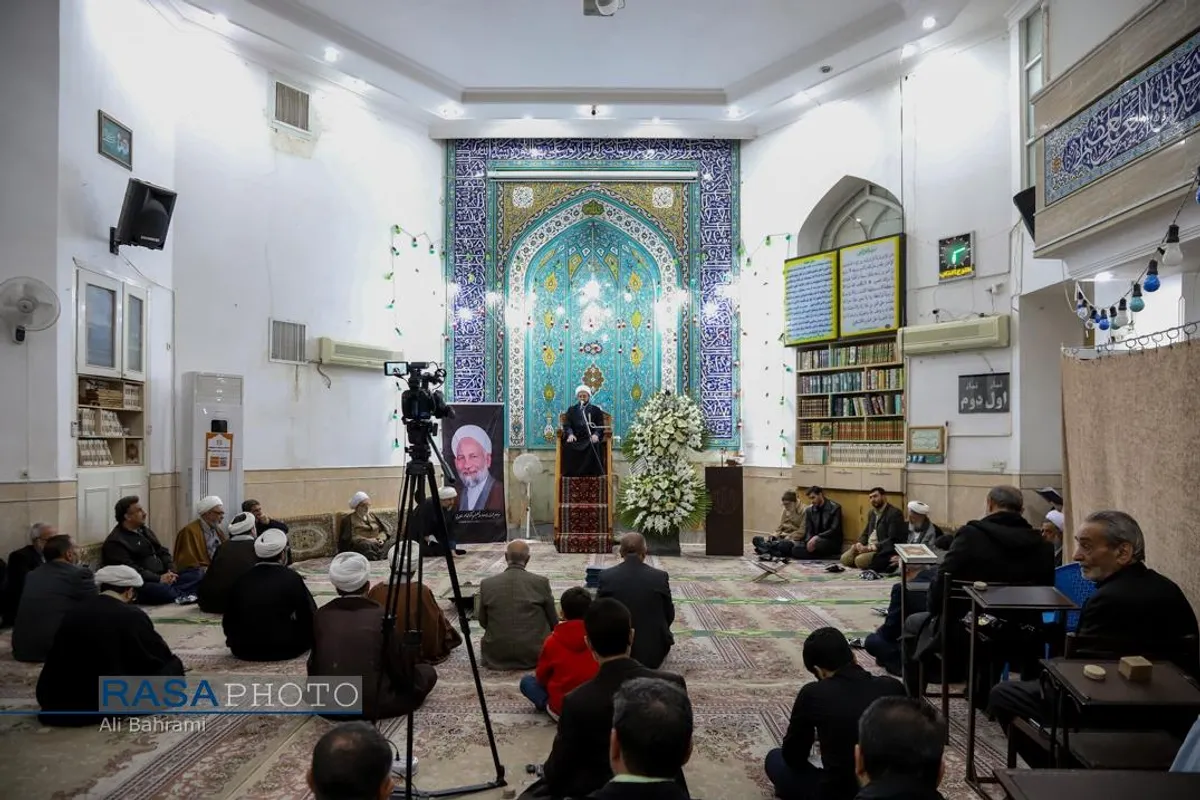 مراسم ختم مرحوم حجت الاسلام سقای بی&zwnj;ریا در قم