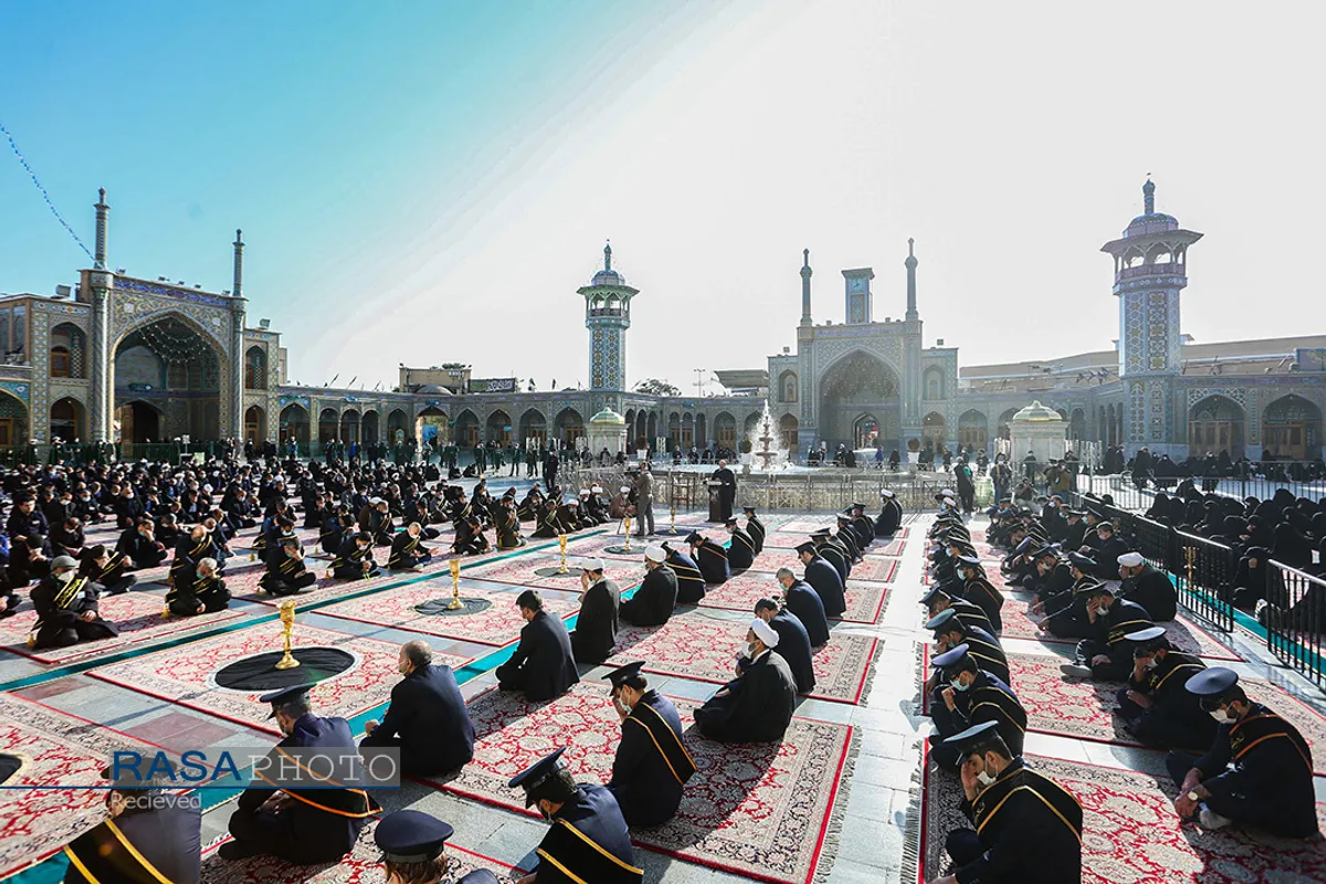 خطبه&zwnj;خوانی خادمان حرم کریمه اهل&zwnj;بیت (س) در روز شهادت امام موسی کاظم (ع)