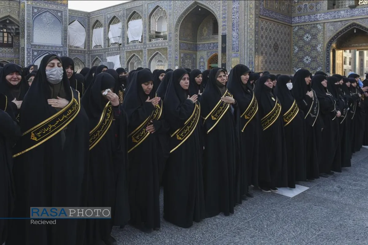 عزاداری روز شهادت حضرت امام موسی بن جعفر (علیه&zwnj;السلام) در حرم مطهر رضوی