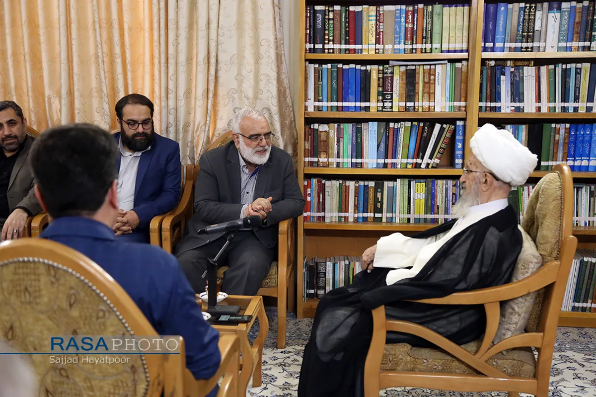 دیدار سید مرتضی بختیاری رئیس جدید کمیته امدادامام خمینی (ره) با مراجع تقلید
