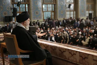 سخنرانی رهبر انقلاب در اجتماع عظیم زائران و مجاوران حرم مطهر رضوی (علیه&zwnj;السلام)