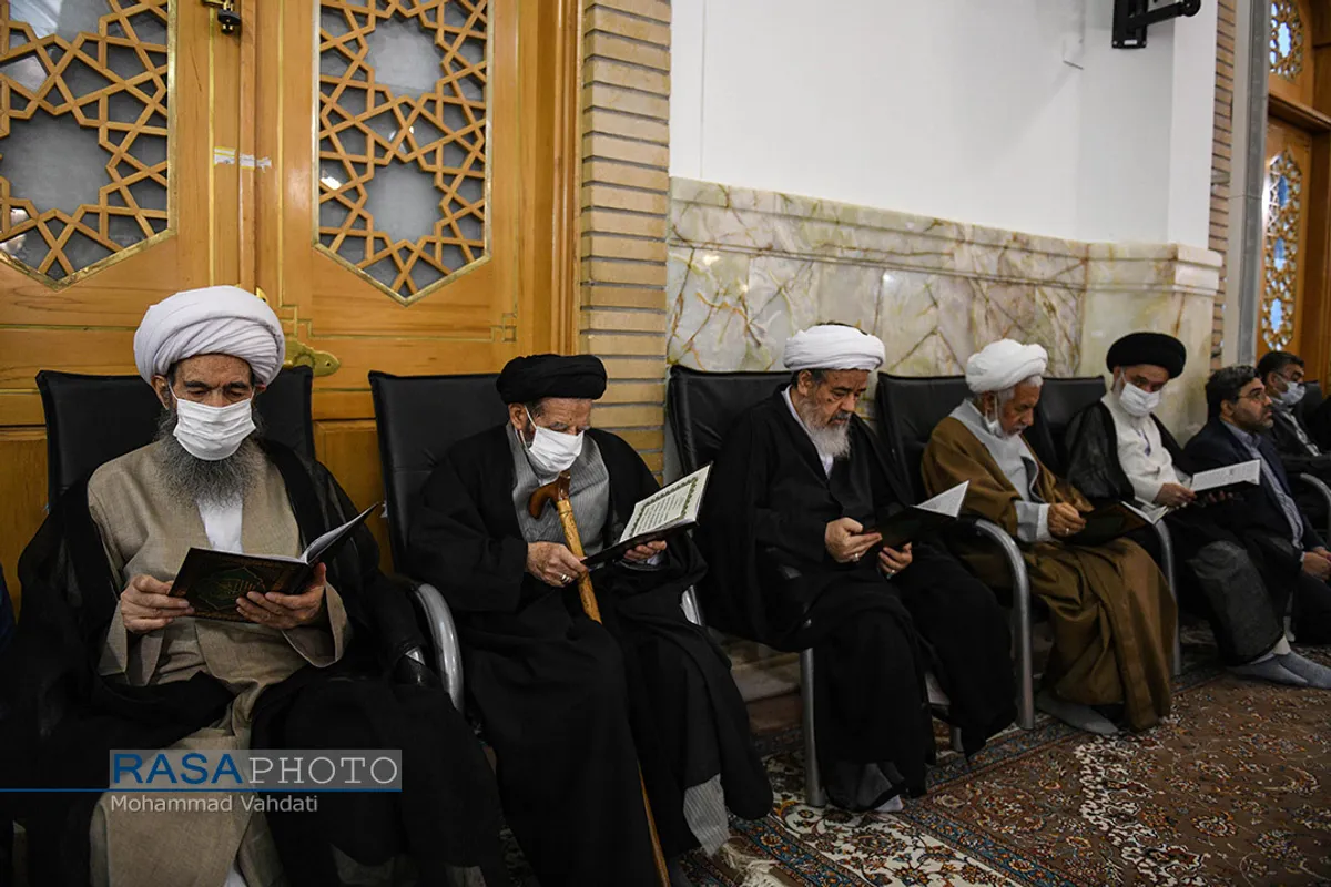 مراسم چهلمین روز ارتحال آیت الله علوی گرگانی