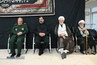 مراسم عزاداری تاسوعای حسینی در بیت حضرت آیت الله نوری همدانی