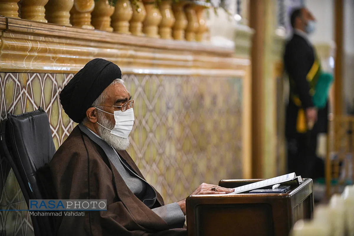 مراسم جزء&zwnj;خوانی قرآن کریم در حرم کریمه اهلبیت (ع)