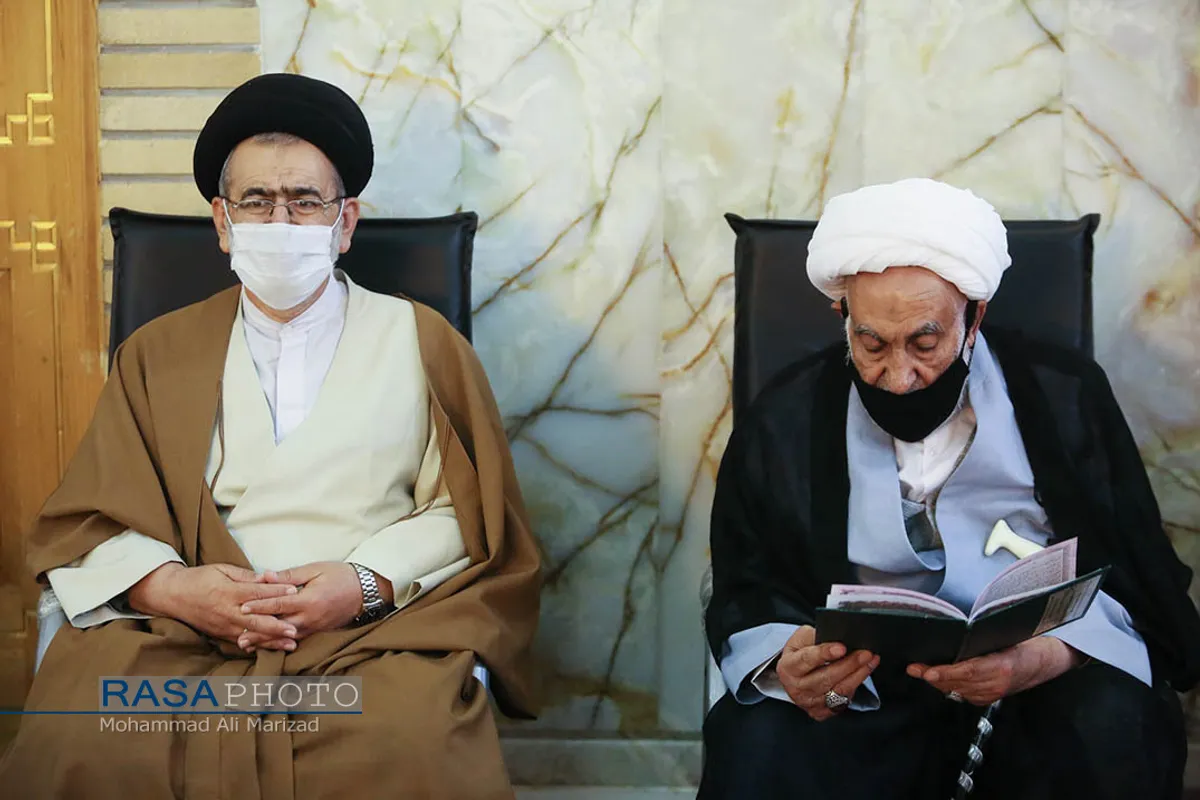 مراسم چهلم مرحوم آیت الله مجتهد شبستری در حرم کریمه اهل&zwnj;بیت (ع)