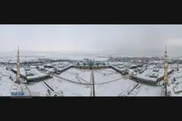 عکس خاص؛ روز برفی مسجد مقدس جمکران