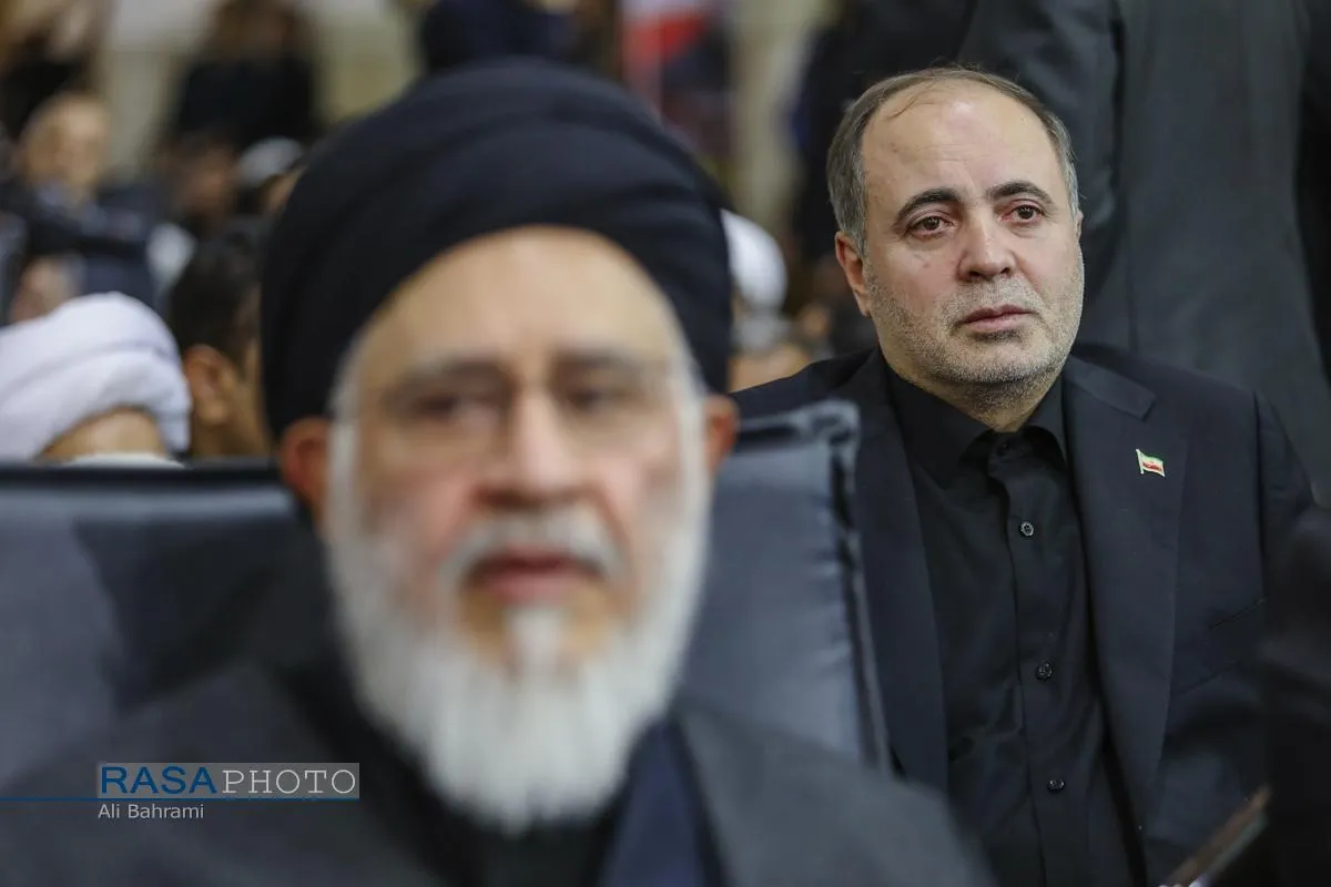مراسم بزرگداشت چهلم شهیدان لاریجانی