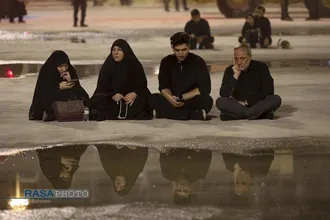 حال و هوای مصلی تهران ساعتی پیش از ورود پیکر مطهر رهبر شهید انقلاب