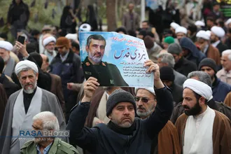 راهپیمایی نمازگزاران قم در حمایت ازسپاه و اقتدار و امنیت نظام اسلامی