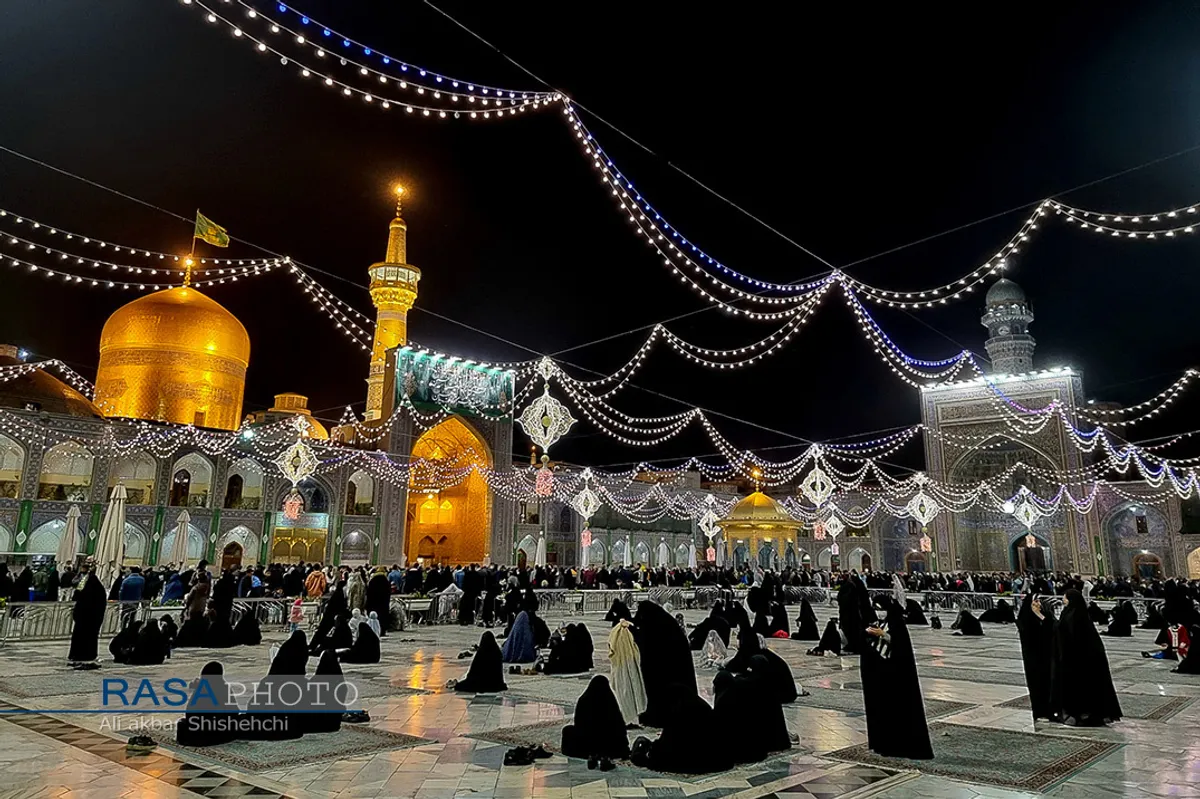 حال و هوای حرم حضرت امام رضا (علیه السلام) در اعیاد شعبانیه