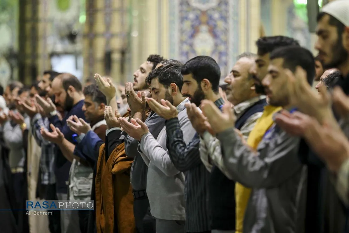 مراسم معنوی اعتکاف ۱۴۰۴ در مسجد مقدس جمکران