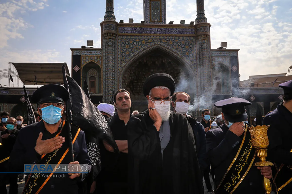 عزاداری روز شهادت حضرت امام علی بن موسی الرضا (ع) در قم