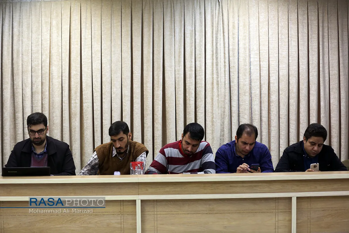 نششست خبری حجت الاسلام والمسلمین مدنی رئیس جامعة الزهرا&lrm;