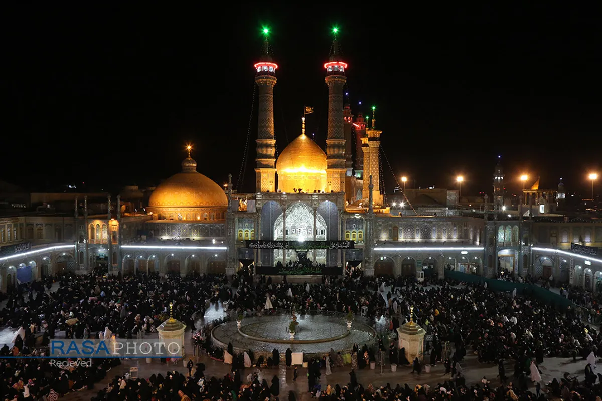 مراسم شب بیست و سوم ماه مبارک رمضان در حرم کریمه اهل بیت (سلام الله علیها)