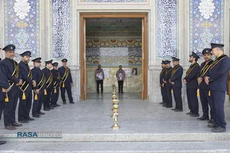 دسته عزاداری خادمان کریمه اهلبیت (س) در روز شهادت حضرت جواد الائمه (علیه&zwnj;السلام)