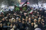 راهپیمایی شبانه مردم قم علیه اغتشاشگران