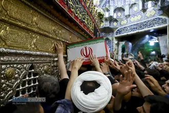 تشییع باشکوه پیکر سرلشکر شهید محمدسعید ایزدی (حاج رمضان) در قم